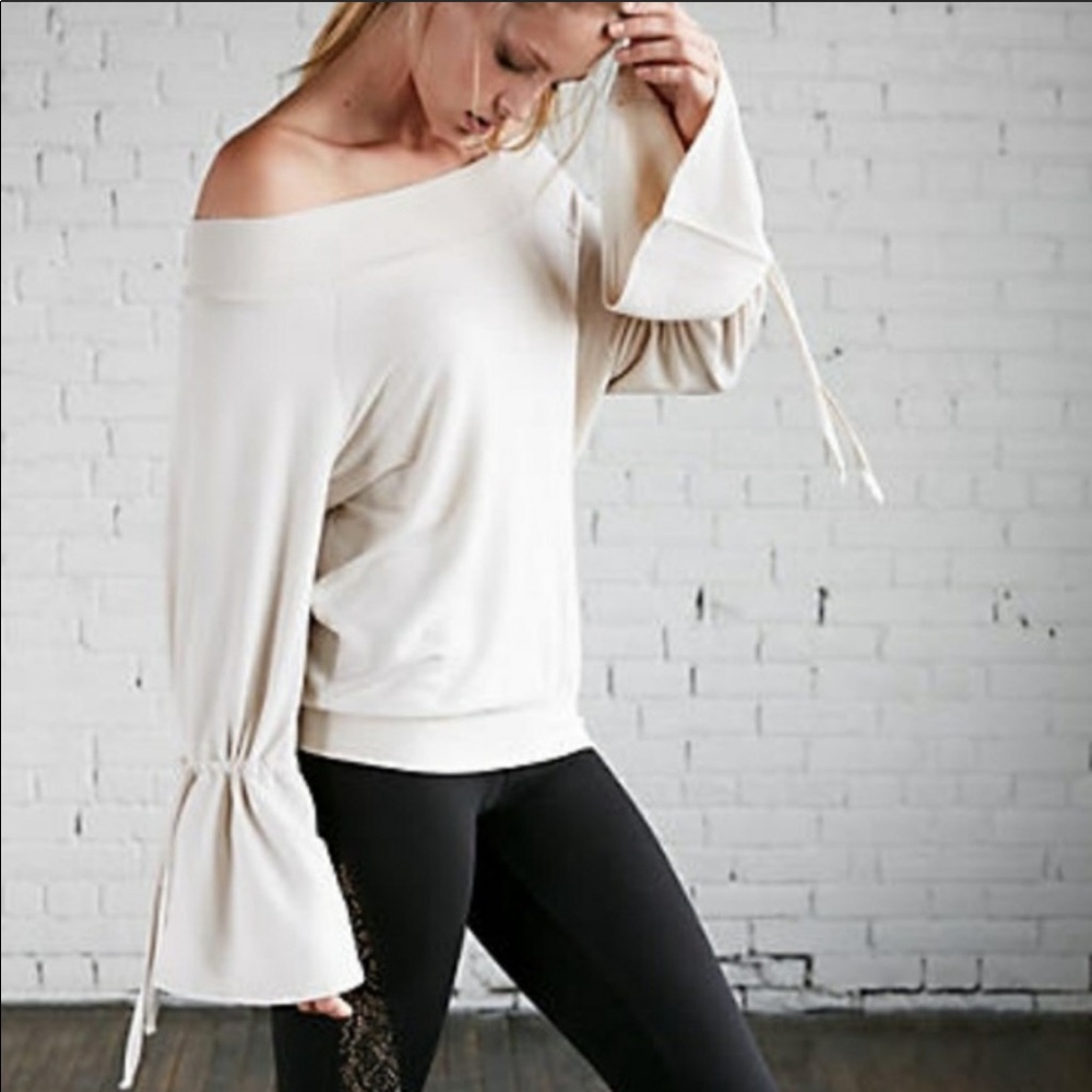 Express One Eleven off shoulder sweatshirt